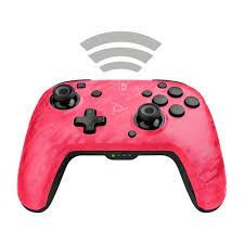 PDP 500-202-NA-CMPK Nintendo Switch Faceoff Wireless Deluxe Controller - Pink Camo - 