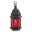 _RED GLASS MOROCCAN LANTERN image