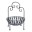 _FLEUR-DE-LIS STANDING BOWL image