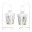 _WHITE RAILROAD CANDLE LANTERNS image