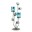 _PEACOCK PLUME CANDLEHOLDER image