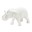_SLEEK WHITE CERAMIC ELEPHANT image