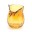 _AMBER POP OWL VASE image